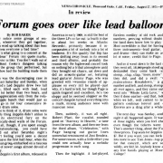 Los Angeles 1971 review (News-Chronicle)