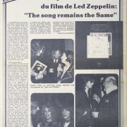 The Song Remains the Same NY Premiere (Nov. 1976 | Pop Rock, Canada)