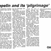 Oakland 1977 review (LZ and its Pilgrimage Deliver)