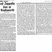 Knebworth 8-4-79 Review (Scene)