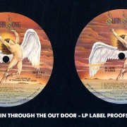 In Through the Out Door - LP Label Proofs