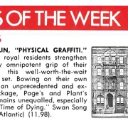 Hits of the Week (Physical Graffiti) Record World 3/75