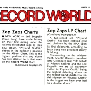 Zep Zaps Charts (Physical Graffiti) March 15, 1975 | Record World