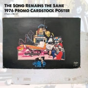 The Song Remains the Same - 1976 Rare Promo Cardstock poster