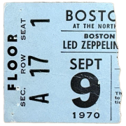 Boston 1970 Ticket (blue)