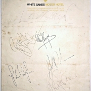 Perth 1972 - Autographs (White Sands Motor Hotel stationary)